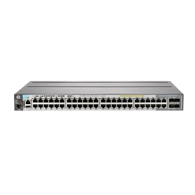 Aruba J9836A#ABB 2920-48G-PoE+ 48 x Ports 10/100/1000Base-T + 4 x SFP Combo Layer-3 Managed Gigabit Ethernet Network Switch