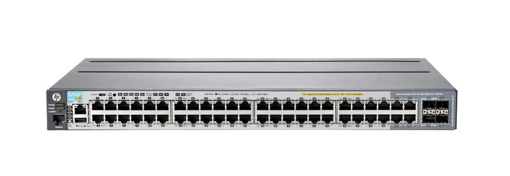 Aruba J9836A#B2E 2920-48G-PoE+ 48 x Ports 10/100/1000Base-T + 4 x SFP Combo Layer-3 Managed Gigabit Ethernet Network Switch
