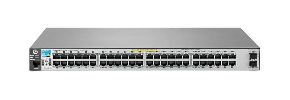 HPE J9853-61002 Aruba 2530 48 1G Rj-45 2-SFP+ Poe+ 382W L2 Switch