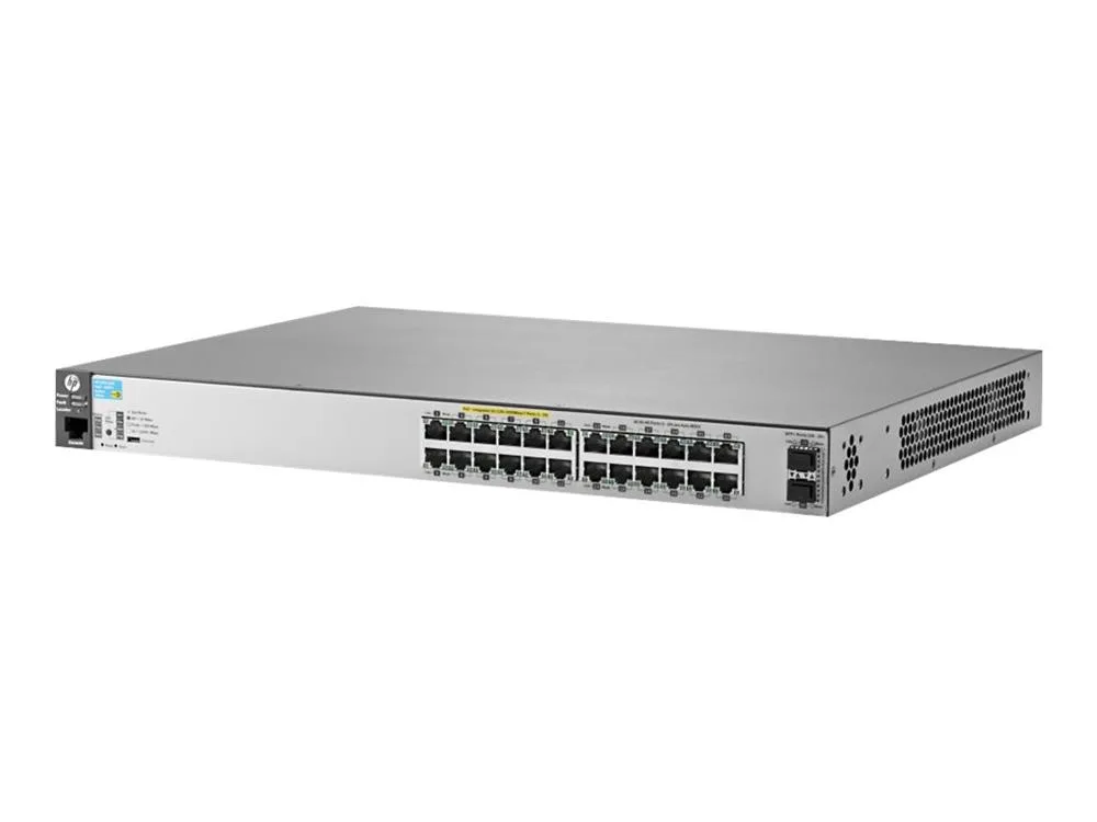 Aruba J9854A#ABA 2530-24G-PoE+ 24 x Ports 10/100/1000Base-T + 2 x SFP+ Layer-2 Managed Gigabit Ethernet Network Switch
