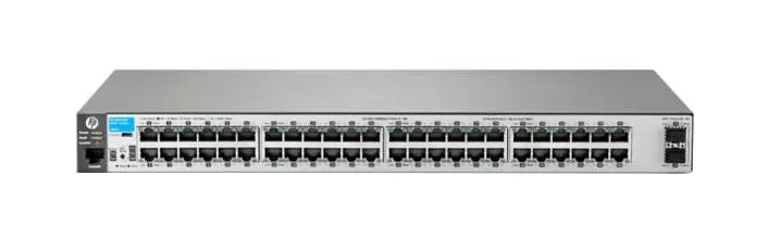 HPE J9855-60001 Aruba 2530 Series 2530-48G-2SFP+ 48xPorts 1000Base-T + 2xPorts SFP+ Layer2 Managed 1U Gigabit Ethernet Switch