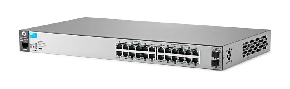 Aruba J9856A#ABA 2530-24G-24 x Ports 10/100/1000Base-T + 2 x SFP+ Layer-2 Managed Gigabit Ethernet Switch