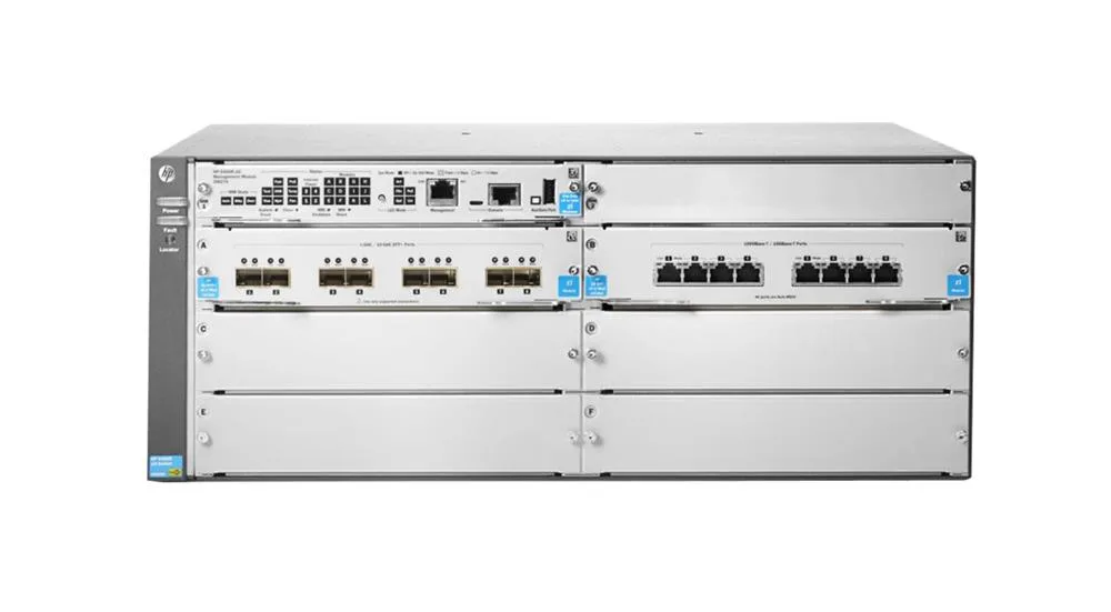 HPE J9868A#ABA 5406R-8XGT 16 x Ports 10GBase-T + 8 x SFP Layer-3 Managed Gigabit Ethernet Network Switch Chassis