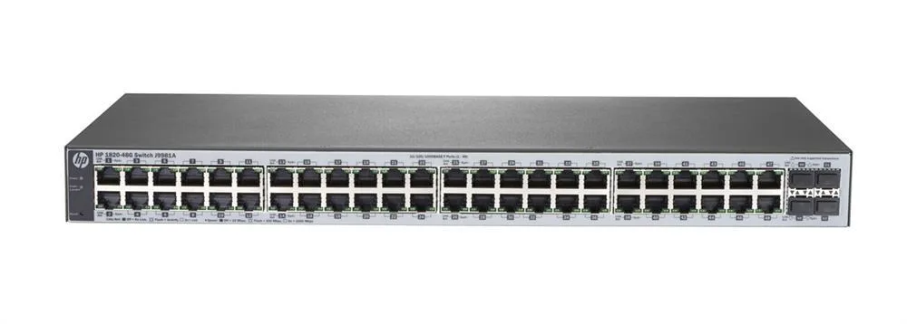 HP J9981A#ABB OfficeConnect 1820-48G 48 x Ports 10/100/1000Base-T + 4 x SFP Layer-2 Managed Gigabit Ethernet Network Switch