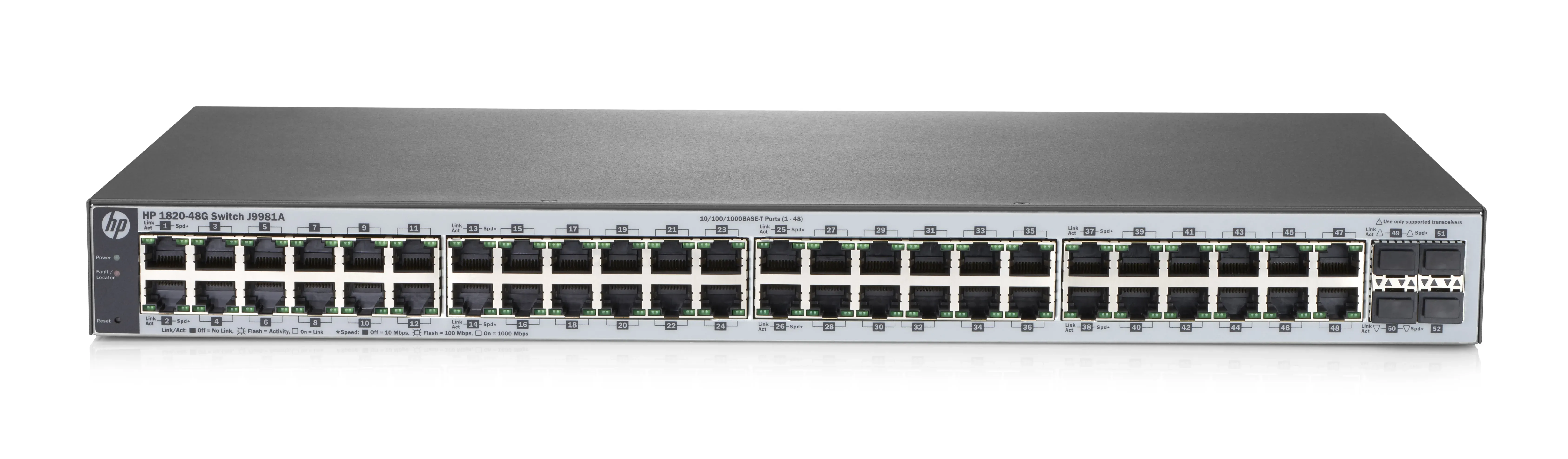 J9981AR - HP 1820-48G 48 Ports Yes Ethernet Switch Refurbished