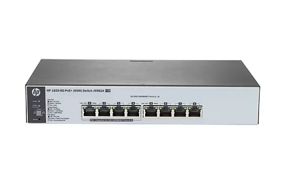 HP J9982A#ABA OfficeConnect 1820-8G 8 x Ports 10/100/1000Base-T (PoE+) + 4 x SFP Layer-2 Managed Gigabit Ethernet Network Switch