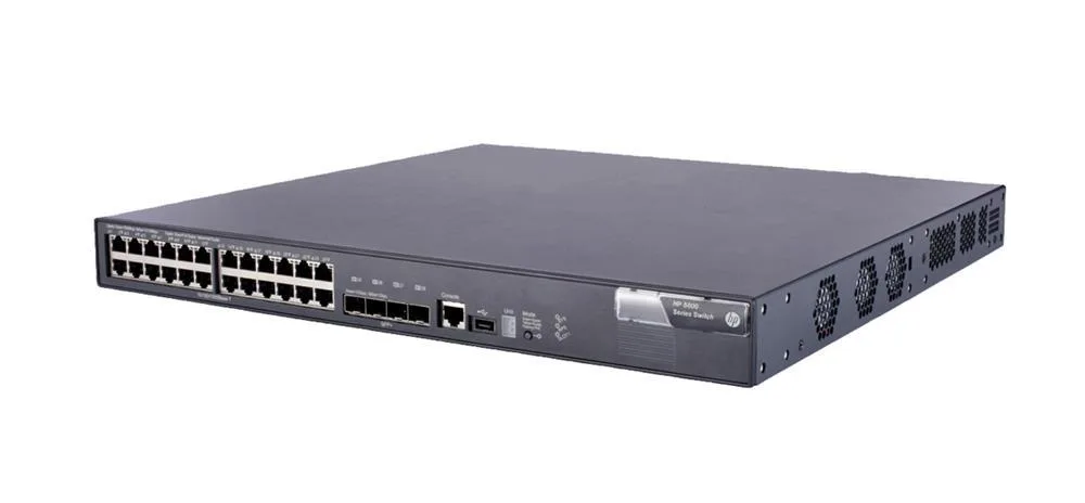 HP JC099B#ABB FlexFabric 5800-24G-PoE+ 24 x Ports 10/100/1000Base-T + 4 x SFP+ Layer-3 Managed Gigabit Ethernet Network Switch
