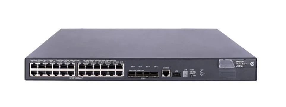 HP JC100A#ABB A5800-24G 24-Ports 24x 10/100/1000Base-T + 4x SFP+ 1U Layer 3 Managed Switch