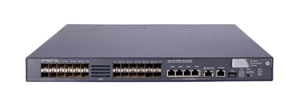 HP JC102B#ABB ProCurve A5820-24XG 24 x Ports 10GBase-T + 2 x SFP Layer-3 Managed 10 Gigabit Ethernet Network Switch