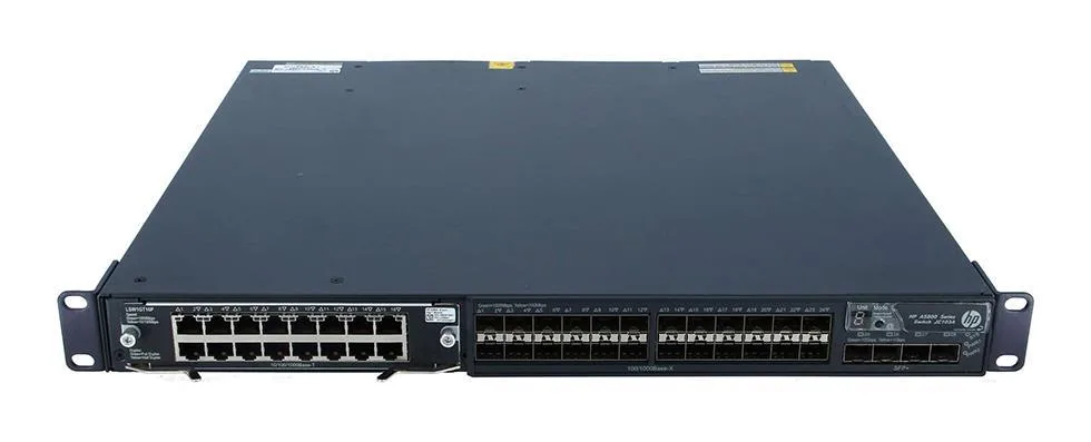HP JC103-61001 FlexFabric 5800 Series 5800-24G 24 x Ports SFP 1000Base-X + 4 x SFP+ Layer 3 Managed Gigabit Ethernet Network Switch