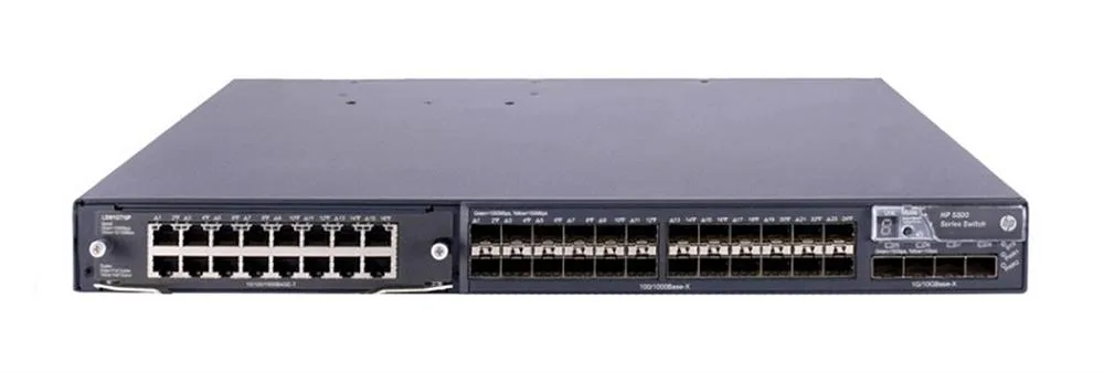 HP JC104A#ABB A5800-48G-POE 48-Port 10/100/1000Base-T with 4x SFP+ Layer 3 Network Switch