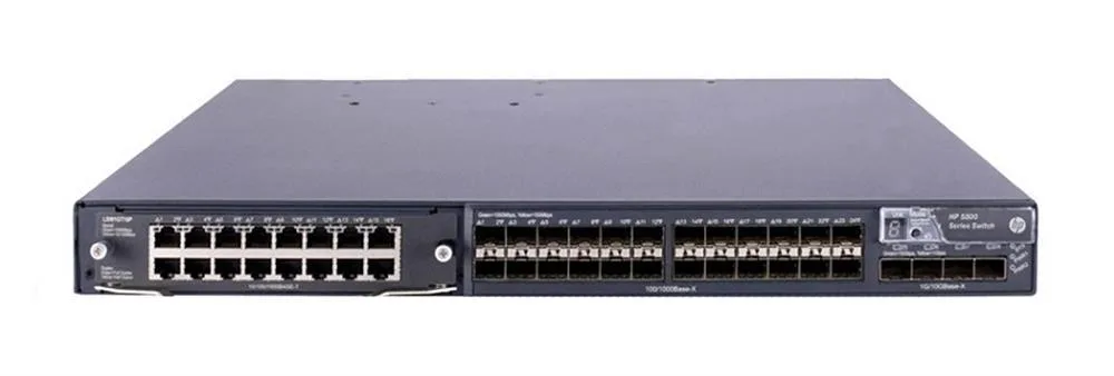 HP JC104B#ABB A5800-48G-POE 48-Port 10/100/1000Base-T with 4x SFP+ Layer 3 Network Switch