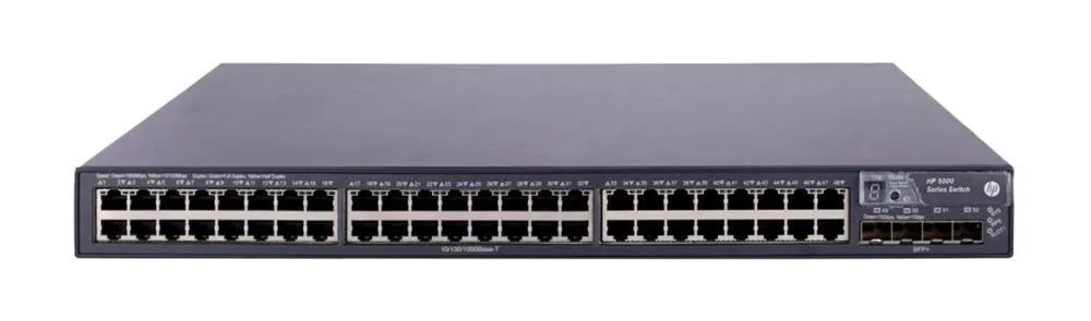 HP JC105B#ACC A5800-48G 48-Port + 4x SFP+ (mini-GBIC) Layer 3 Managed Gigabit 1000Base-T Ethernet Switch