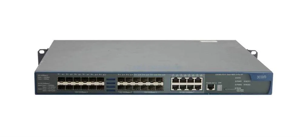 HP JD009A#ABB ProCurve E4800-24G-SFP 24-Ports with 8 x SFP (mini-GBIC) Layer 4 Managed Stackable Gigabit Ethernet Switch