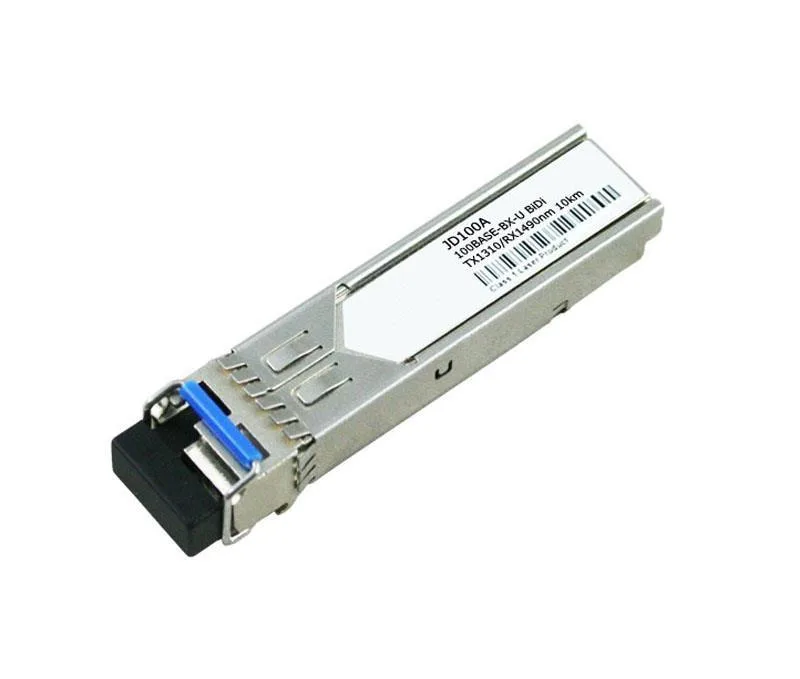 HP JD100A#0D1 X115 100Mbps 100Base-BX10-U Single-mode Fiber 20km TX1310nm/RX1550nm LC Connector SFP Transceiver Module