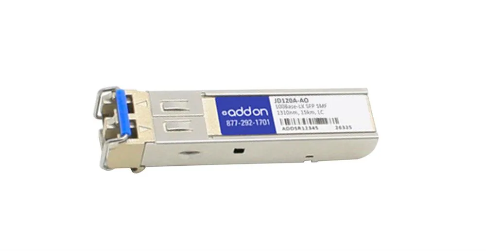 JD120AAO - Addonics 100Mbps OC-3/STM-1 IR-1 100Base-LX Single-mode Fiber 15km 1310nm Duplex LC Connector SFP Transceiver Module