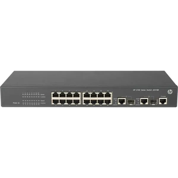 HP JD319B#ABA 3100 16 x Ports 10/100Base-T + 2 x SFP Combo Layer-2 Managed Fast Ethernet Network Switch