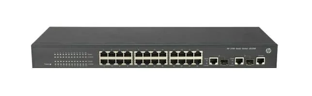 HP JD320A#ABA A3100-24 26-Ports 10/100Base-T, 2x 1000Base-T, 2x SFP Managed EI Ethernet Switch
