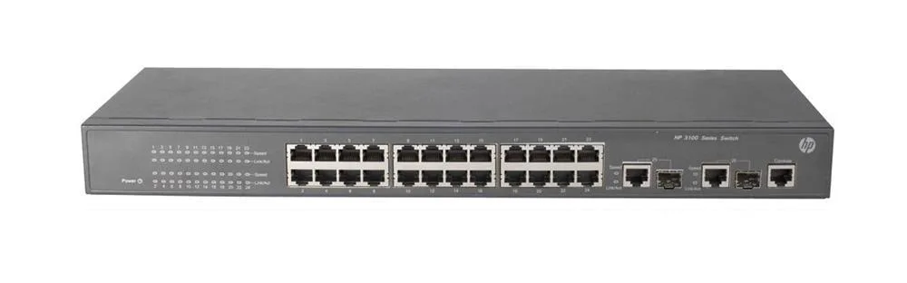HP JD320B#ABA A3100-24 24 x Ports 10/100/1000Base-T + 2 x SFP Layer-2 Managed Gigabit Ethernet Network Switch