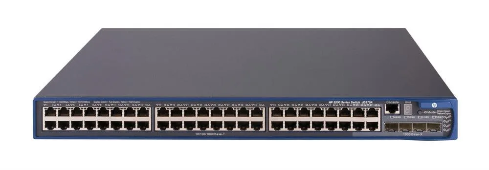 HP JD375AC#ABA ProCurve 5500-48G 48 x Ports 10/100/1000Base-T + 4 x SFP Layer-3 Managed Gigabit Ethernet Network Switch