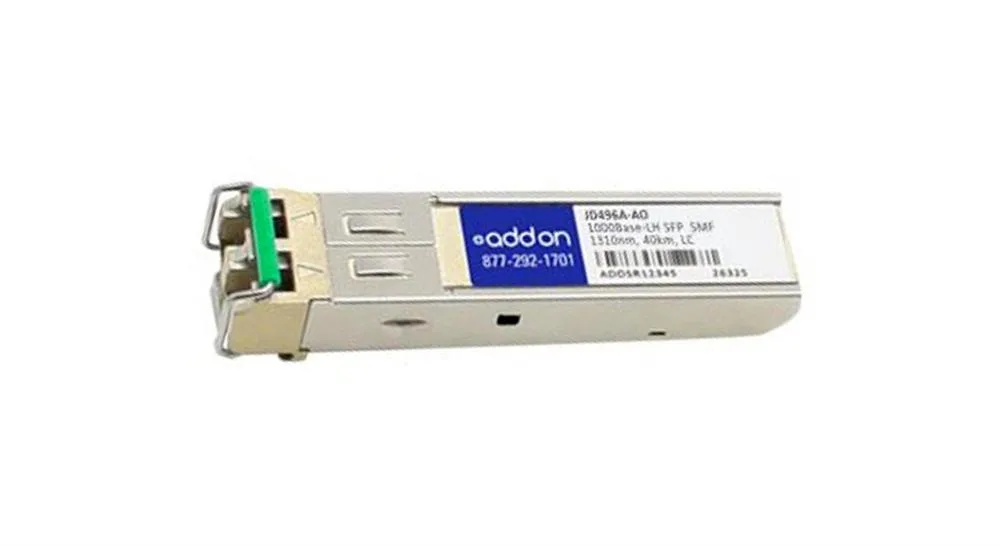 JD496AAO - Addonics 1Gbps 1000Base-ZX Single-mode Fiber 70km 1550nm Duplex LC Connector SFP Transceiver Module