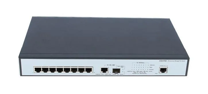 HP JD877A#ABB V1905-8-PoE 9 8-Port PoE 10/100Base-TX, 1x Gigabit Combo Ethernet Switch