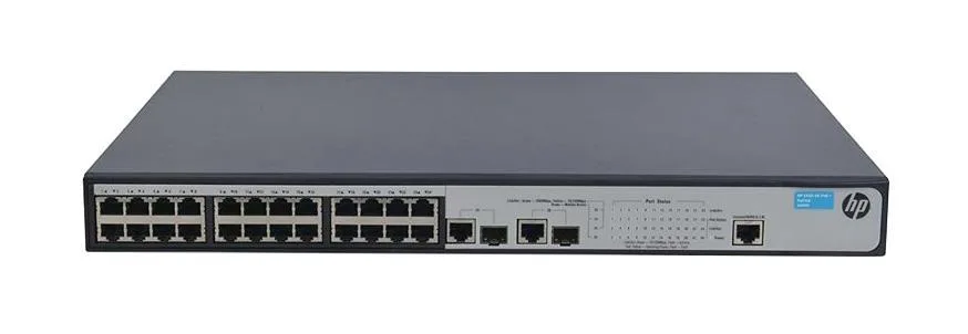 HP JD990A#ACC V1905-24 24xPorts 10/100Base-TX/ 10/100/1000Base-T Layer-2 Managed 2xSFP Shared Gigabit Ethernet Switch