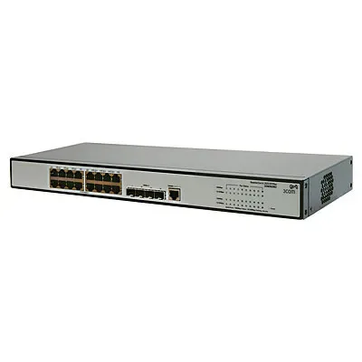 JE005AR - HP ProCurve 1910-16G 16-Ports 10/100/1000Base-T + 4-Ports SFP (mini-GBIC) Slots Layer 3 Managed Switch