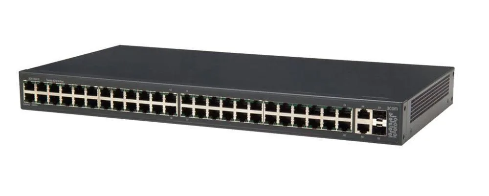 HP JE027A#ABA E4210-48 48-Port 10/100Base-TX + 2x 10/100/1000Base-T + 2x SFP Stackable Fast Ethernet Switch