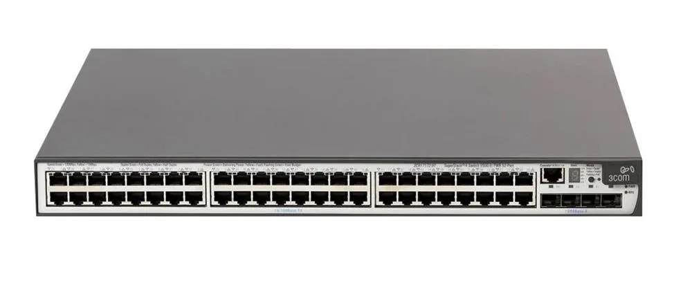 HP JE090A#ABB E5500-48G 48-Port 10/100/1000Base-T 4x SFP (mini-GBIC) 1x Expansion Slot Layer 3 Switch