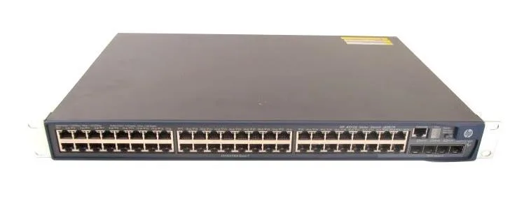 HP JE107A#ABB E5500-48-PoE 48 x Ports 10/100/1000Base-T + 4 x SFP (mini-GBIC) Layer-3 Managed Gigabit Ethernet Network Switch
