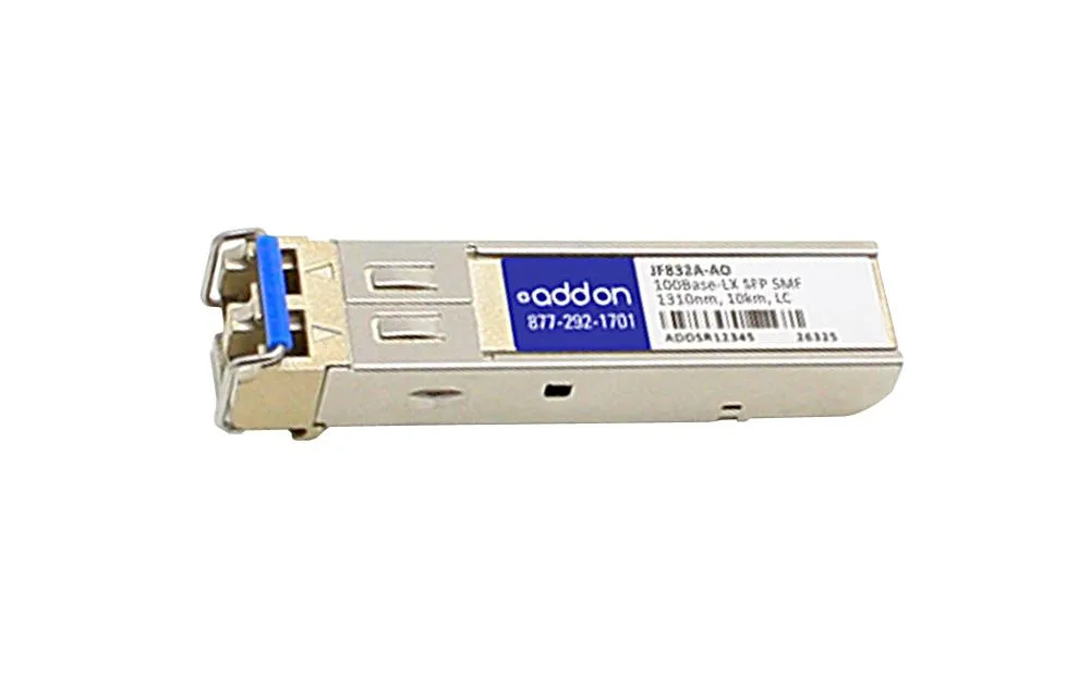 JF832AAO - Addonics 1Gbps 1000Base-LX Single-mode Fiber 10km 1310nm Duplex LC Connector SFP Transceiver Module