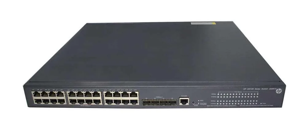 HP JG091A#ACD 5120-24G-PoE+ 24 x Ports 10/100/1000Base-T + 4 x SFP Layer-3 Managed Gigabit Ethernet Network Switch