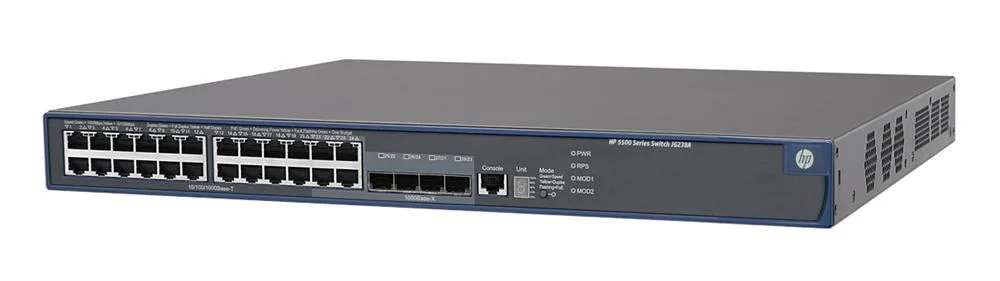 HP JG238A#ABA 5500 24 x Ports PoE+ 10/100/1000Base-T + 4 x SFP Shared Layer- 4 Managed Gigabit Ethernet Network Switch