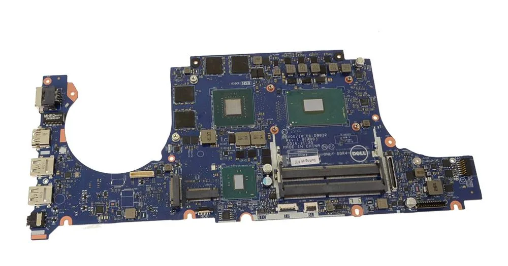 JG23N - Dell System Board (Motherboard) GTX1050/4GB with Intel I5-7300Hq 2.5GHz CPU for Inspiron 7567 Laptop