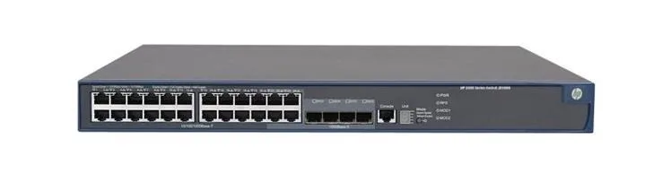 HP JG250AC#ABA A5500-24G-PoE EI 24 x Ports 10/100/1000Base-T + 4 x SFP shared Layer-3 Managed Gigabit Ethernet Network Switch