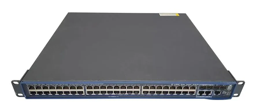HP JG307B#ABA 3600-48-PoE+ 48 x Ports 10/100/1000Base-T + 4 x SFP (mini-GBIC) Layer-3 Managed Gigabit Ethernet Switch