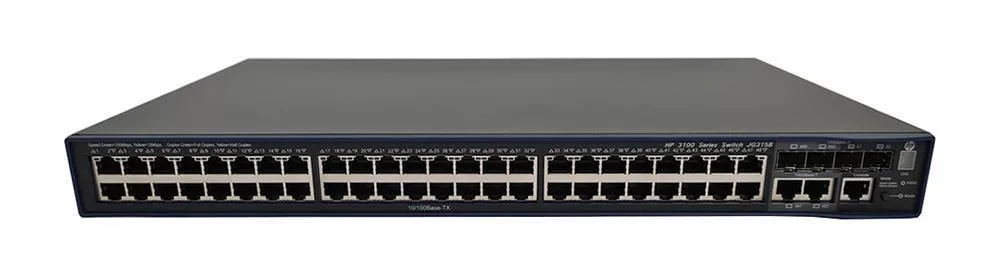 HPE JG315B#ABB 3100-48 V2 48 x Ports 10/100Base-TX + 2 x SFP combo + 2 x SFP Layer-3 Managed Fast Ethernet Network Switch