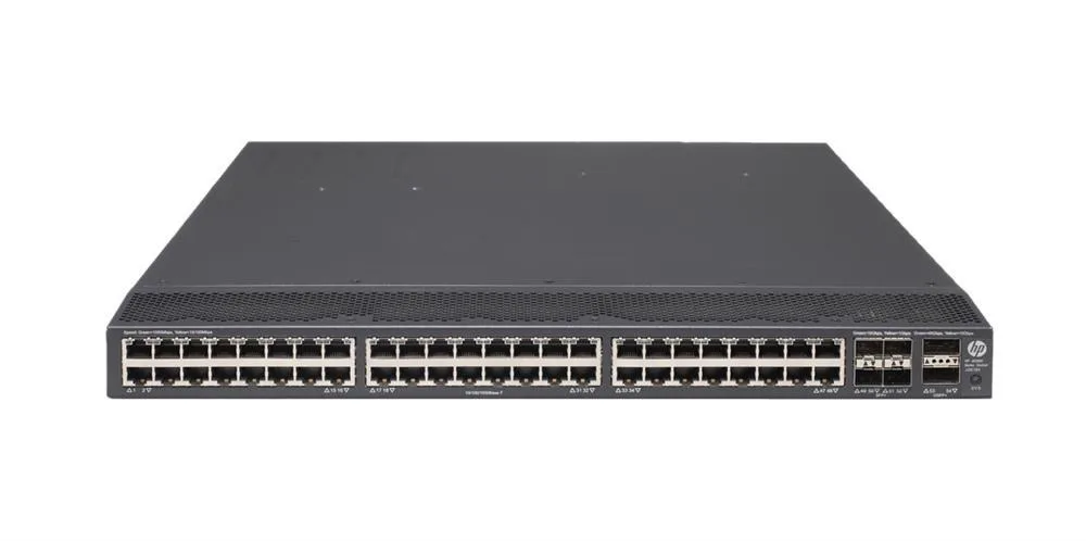 HP JG510A#ABB 5900AF-48G-4XG- 48 x Ports 10/100/1000Base-T + 2 x QSFP+ Layer-3 Managed Gigabit Ethernet Network Switch