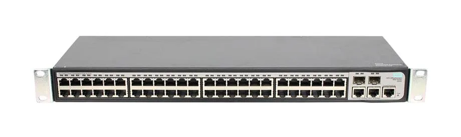 HPE JG540-61002 OfficeConnect 1910 Series 1910-48 48 x Ports 10/100Base-T + 2 x SFP Ports + 2 x GBE Ports Layer 3 Managed Fast Ethernet Network Switch