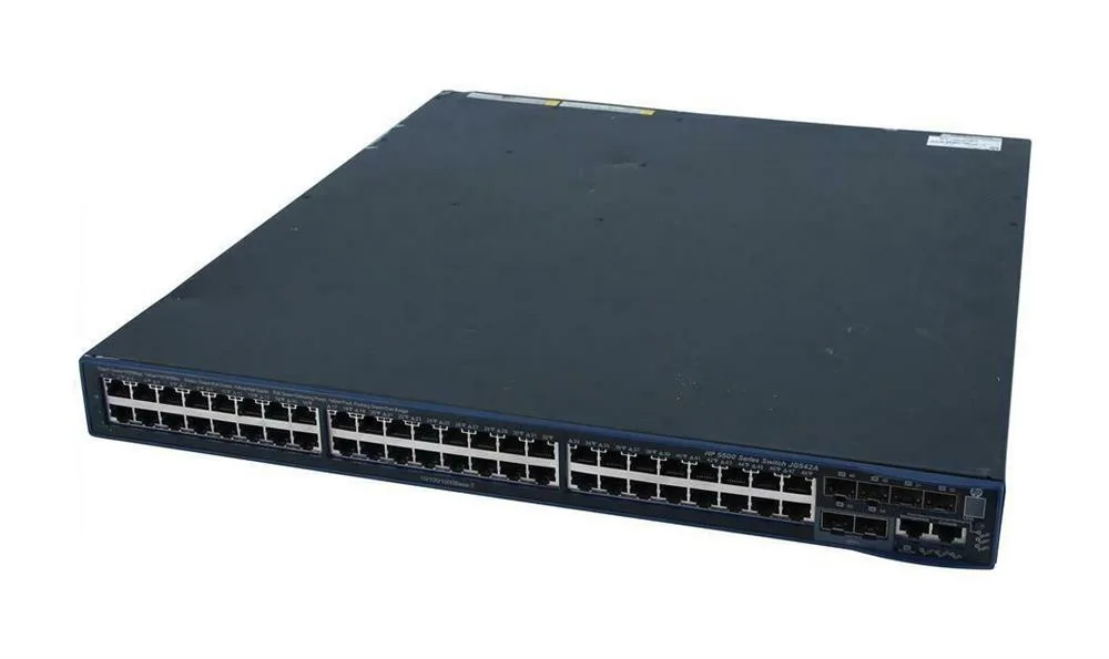 HP JG542A#ABA 5500-48G-Poe+ 48 x Ports 10/100/1000Base-T + 4 x SFP + 2 x SFP+ Layer-3 Managed Gigabit Ethernet Network Switch