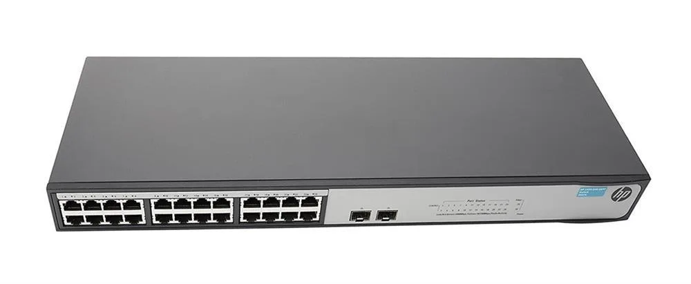 HP JG708B#AC3 ProCurve 1410-24-2G 24-Ports 10/100/1000Base-T Unmanaged Gigabit Ethernet Rack-Mountable Switch