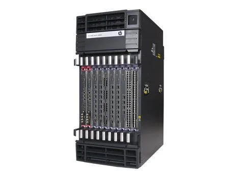 HPE JG782A#ACC FlexFabric 12508E - 8x open I/O module - 9 x Fabric slots - Rack mountable AC Switch Chassis