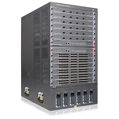 JG823A - HP 10512 SFP Switch TAA-Compliant Chassis 18 Expansion Slot Manageable Optical Fiber Modular 3 Layer Supported 18U High Rack-mountable