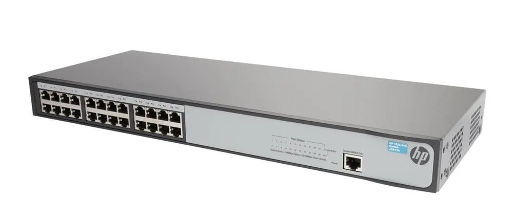 HP JG913A#AC3 ProCurve 1620-24G 24-Port 10/100/1000Base-T Gigabit Ethernet Managed Rack-Mountable Switch