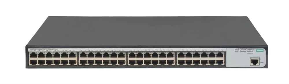 HP JG914A#ABB OfficeConnect 1620-48G 48-Ports 10/100/1000Base-T Managed Gigabit Ethernet Rack-Mountable Switch