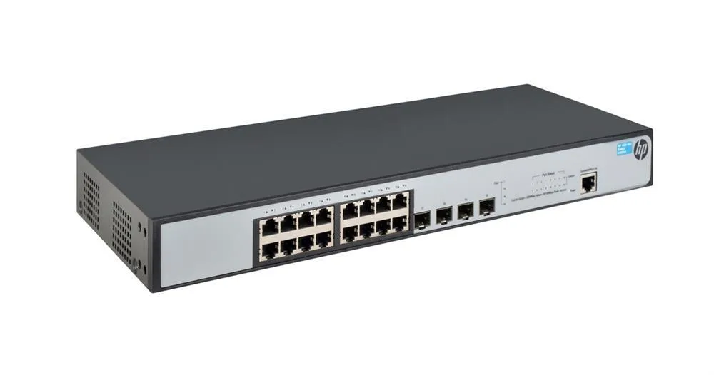 HP JG923A#ABA OfficeConnect 1920-16G 16 x Ports 10/100/1000Base-T + 4 x SFP (mini-GBIC) Layer-3 Managed Gigabit Ethernet Network Switch