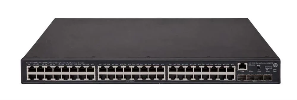 HP JG937AR#ABB FlexNetwork 5130-48G 48-Port x 10/100/1000Base-T + 4 SFP+ Ports Layer-3 Gigabit Ethernet Rack-Mountable Switch