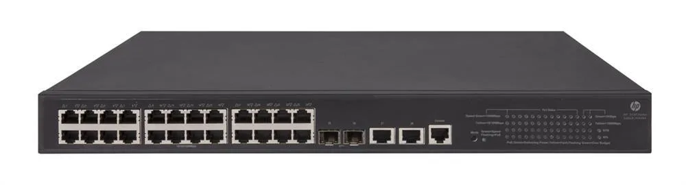 HP JG940A#ABA FlexNetwork 5130-24G 24 x Ports 10/100/1000Base-T + 2 x SFP+ Layer-3 Managed Gigabit Ethernet Switch