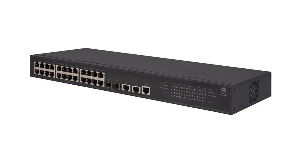 HP JG960A#ABB OfficeConnect 1950-24G-2XGT 24 x Ports 10/100/1000Base-T + 2 x SFP+ Layer-3 Managed Stackable Gigabit Ethernet Network Switch
